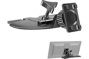 EEEKit Support Voiture CD Fente pour Carplay, Rotatif 360° Support Lecteur CD Compatible avec 7 à 10 Pouces GPS Stéréo Portable Voiture