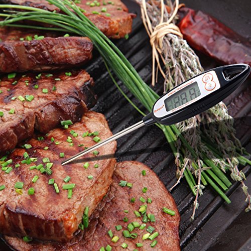 Dailyart Edelstahl-Kochthermometer – Digitaler LCD-Bildschirm, Korrosionsschutz mit langer Sonde, Barbecue Grill Thermometer, automatischer Abschaltung - 5