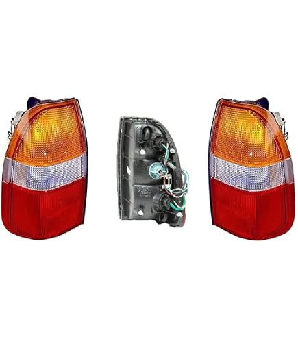 Yuchen Set 2 Fanali Posteriori Per Mitsubishi L200 Pick Up (1987-1994): Gruppi Ottici Stop Sinistro E Destro, Compatibili E Funzionali