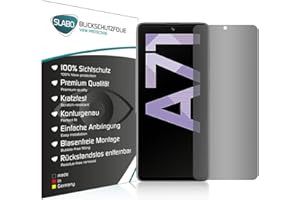 Slabo Blickschutzfolie für Samsung Galaxy A71 Sichtschutz 4-Way Displayschutzfolie 360 Grad View Protection privacy Schwarz