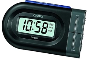 Casio Collection DQ-543B-1EF budzik uniseks, czarny, jeden rozmiar