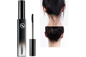 UJOOGBU Hair Finishing Stick,Hair Feeling Stick,Hair Mascara Flyaway Hair Stick,Anti Frizz Flyaway Hair Tamer with Brush,Hair Wax Stick for Fix Broken Hair,Moisturizing Baby Hair Tamer,No-Greasy(1PC)