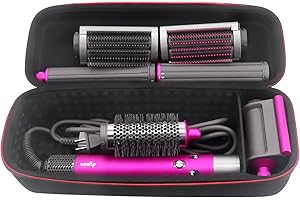 DingGreat Funda Protectora de Viaje para Dyson Airwrap Styler y Accesorios, Funda rígida de EVA para Dyson HS01 Airwrap Complete Styler (Solo Funda, Hair Styler no está Incluido)