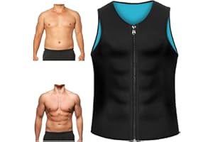 CLYQUE Manson Gynecomastia Compress Zipper Vest, Senos de Hombre Adelgazamiento Fajas para Hombres Aplanar Todo el Abdomen, Fajas Reductores Adelgazantes Hombre Camiseta Compresión de Pecho