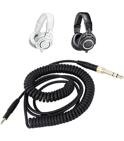 Câble De Remplacement Pour Casque Audio-Technica ATH-GL3/GDL3 - Câble OFC 1.3m Avec Prise 3.5mm, Qualité Sonore Claire