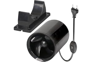 Hose Vary 100mm Extracteur d'Air Axial, Ventilateur Extracteur Léger en Plastique ABS, 2-Vitesse, Cordon de l’UE, Socle Amovible pour le Projet de Bricolage de Ventilation