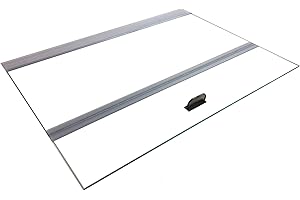 H2Pro Glass Canopy 2Piece Set for Marineland Perfecto 70/75/90/110 Gallon 48x18 Aquarium Fish Tank (Eachpiece Measure 22.68 x 16.93 x 0.16in)