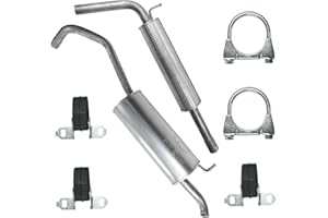 GENERIC Polmo Schaldampferset Auspuff für Seat Cordoba 2 II 6L2 Fabia 1 I 2 II 1.4 Kombi