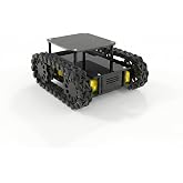 Arduino Uyumlu 4WD Araba Black Mamba Robot Platform Seti - Palet Tekerlekli Tank Şasesi - Arazi Robot Kiti