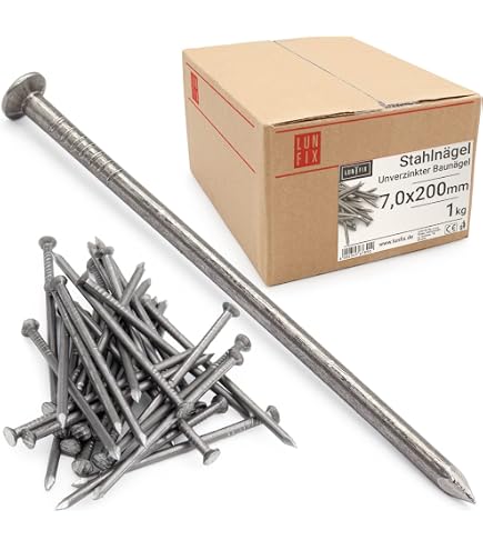 SKIR'CO 200 Stuks Afwerkingsnagels 1,8x32 Mm – Verzinkt Staal, Kleine Kop, Voor Hout En Paneelwerk
