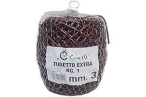 Gro Garden Products Plant Ties for All Plants, Garden Ties, Flexible Tying Tube, Flexi Plant Tie, Plastic, Soft & Flexible, UV Stable, for Garden Plants - 10 Year Life - 3mm x 150m (495ft), Brown