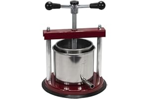 MONDO VIRO Torchietto premitutto per Alimenti in Acciaio Inox - pressa Manuale da 1,5 Litri per Frutta, Verdura, Vino e Salse - utensile da Cucina Robusto e Facile da Usare