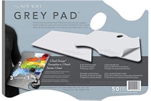 NEW WAVE Mano Held-Pad grigio Palette monouso