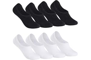 Falechay Chaussettes Basses Femme Homme 8 Paires Soquette Invisible en Coton Antiglisse des Décontractées de Sport