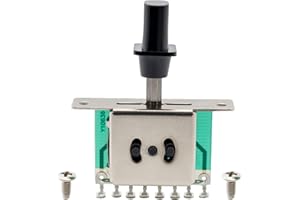 Musiclily Interruptor Selector de Pastilla 3 Posiciones para Guitarra Eléctrica Telecaster