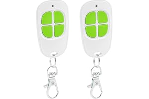 WEPAI AAM0094 AAM0121 AAM0135 AAM0133 AAM0085 Telecommande Portail, 433,92 MHz Télécommande Compatible avec SCS Sentinel, 4 canauxBip Portail Porte De Garage,Lot de 2