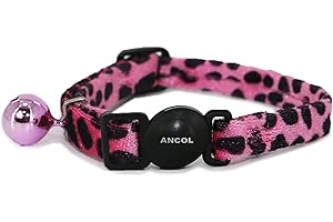 Ancol Collar para Gatos Acticat de Terciopelo Estampado Leopardo
