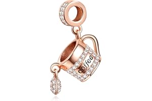 Doyafer 925 Sterling Silver Animal Pendant Charm, Cat, Dog, Firefly, Butterfly, Pendant Charms Set, For Women'S Bracelet Necklace