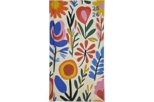 PAULSTORE 2025-2026 Slim Week to View Mid Year Academic Diary Student Teacher Planner (Oh-My 21-22)