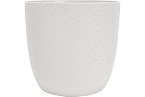EDA - Cache-Pot Opale Ø 22 cm - Blanc Ivoire