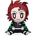LIKUNGOU 20cm Anime Plushie Nezuko Tanjirou Plush Doll Toys, Soft Kawaii Seated Manga Figure Dolls Collectibles Gifts for Fans (Tanjirou)