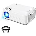 Multimedia Mini Projector, LED Portable Video Projector, 1080P Supported Compatible with Fire TV Stick,PS4,HDMI,AV and USB…