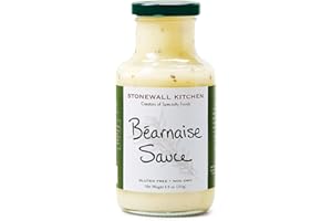 ‎STONEWALL KITCHEN Stonewall Kitchen Béarnaise Sauce, 250 g – Klassische Gourmet-Béarnaise mit Estragon und Zwiebeln – Ideal für Steaks, Fisch und Gemüse