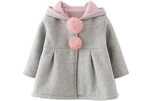 Odziezet Manteau de bébé Filles Manteau Chaud d'hiver Veste Chaud épais Vêtements