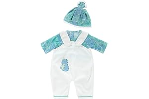 ZOEON ZWOOS Vêtements de Poupée pour New Born Baby Poupée, Tenues avec Chapeau pour Poupée 35-45 cm (Vert)