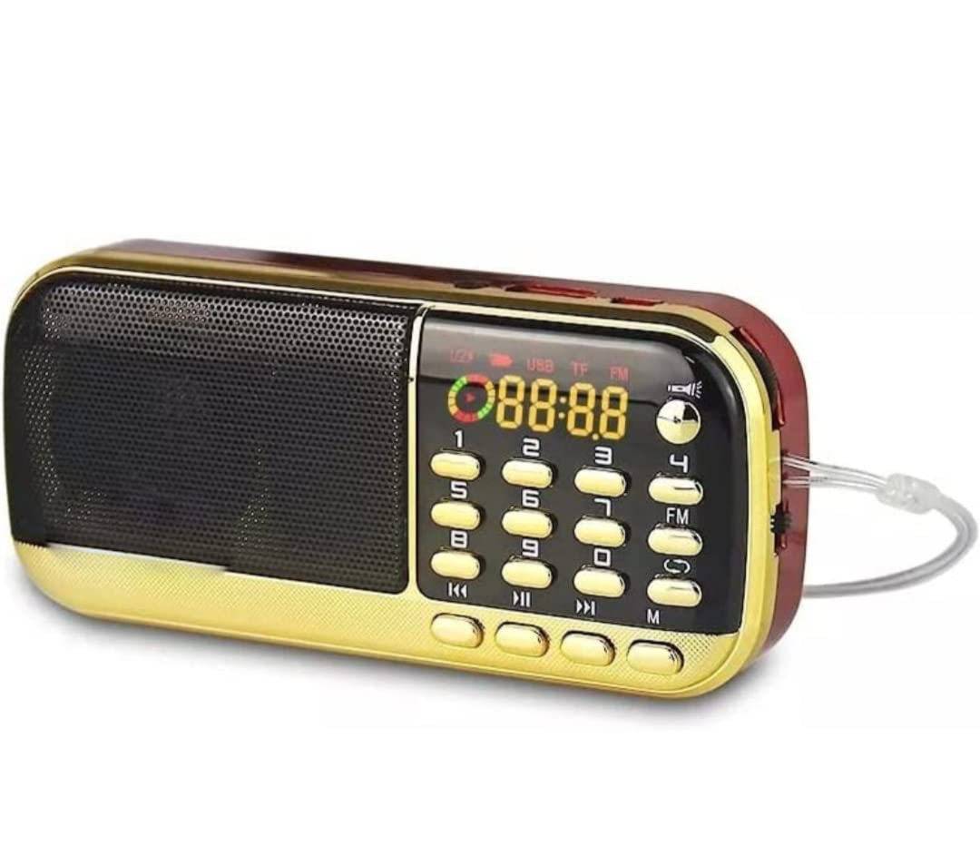 Portable Rechargeable FM Radio with SD CARD PC / MAC Clock TF Card and Radio/Digital FM Speaker SOUND QUILITY very clear Best Battery Backup SET ANTEENA DIRICTION AND SELECT MODE BUTTON THEN US THE RADIO
