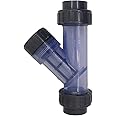 OemClima Clear pvc y strainer 20 25 32 40 50 63mm transparent sediment water filter pvc pipe inline filter irrigation aquarium filter mesh