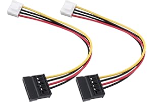 Be In Your Mind Cavo Adattatore Di Alimentazione Per Disco Rigido Femmina SATA Da 4 Pin Compatibile Con Hikvision Videoregistratore 20 Cm