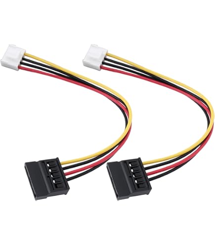 Cable De Alimentacion Molex A Sata De 4 Pines 5-pack | Meses sin interés