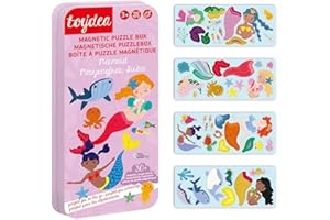 Toydea Magnetic Puzzle Box – Artist Theme | Creative Dress-Up Magnets for Kids Ages 3+ | Fine Motor Skills, Imagination & Learning | Travel-Friendly Educational Toy