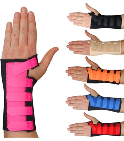 Ejoyous Wrist Brace Splint Support Left Right Hand Carpal Syndrome Support Recovery BLK,Wrist - View #6