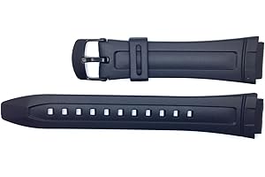 Casio Pasek do zegarka z żywicy czarny AW-80 AW-82, pasek, pasek, Czarny, Pasek.