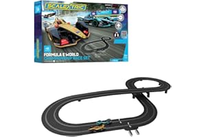 Scalextric Racing Track Sets for Kids - Spark Plug Formula E Speed Track - Electric Race Tracks for Boys & Girls 5+, Slot Car Race Tracks - 1:32 Scale Mini Car Racing Sets, Boys Birthday Gifts