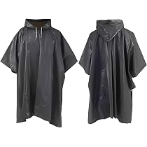 2 Ponchos De Pluie Réutilisables Gerhannery | EVA Imperméable | Avec Poche | Adultes Unisexe