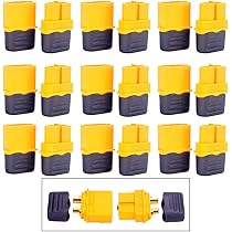 5 Paia Connettori Deans T Placcati Oro Con Guaina E Tubo Termoretraibile - Per Cavi Elettrici - Foto 4