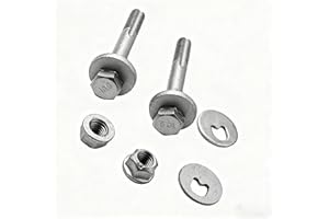 CANTONDZ 2x Rear Lower Suspension Accentrix Arm Fitting Camber Bolt Kit 1456980 Compatible with Ford Focus Mk1 Mk2 C-Max Mondeo Mk4 S-Max Galaxy Volvo C30 S40 S60 S80 V50 XC60 Mazda 3 5 3M515K978AE 30683045