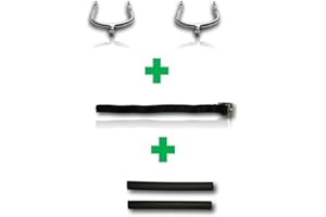 PFERDELINIS Spurs for riding boots with 2 cm pin rounded – extra boots gentle and adjustable, made of precious metal for riders, riding sports to aid horses, ponies, donkey rust-proof riding spores