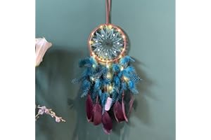 FZSECRIU acchiappasogni,acchiappasogni da Esterno，acchiappasogni Grande,con Piume da Parete Decorazioni per,Decorazioni Camera da Letto