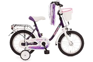 Bachtenkirch Kinderfahrrad 14" Empress lila-weiß