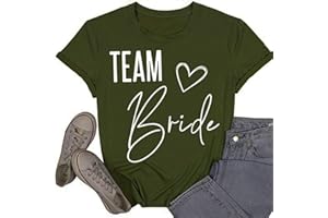 JPHCHSC Wedding Party Team Bride Tshirt Tee Women Bridesmaid Tee MM021