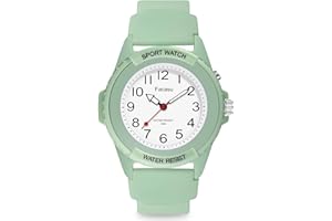 FACASU Orologio Analogico Bambino Ragazzi Ragazze,50M Impermeabile Quadrante Luminoso,Sportivo Quarzo Studenti Adolescenti,Cinturino in Silicone,Orologio per Ragazzi età Superiore ai 10 anni