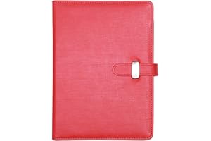 AOORY Portfolio Folder Executive Conference Folder with Ring Binder Padfolio Refillable Organizer Notepad A7