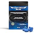 HappyMan Blue 20 Tablets | Natural Herbal Supplement for Men | Prolonged Performance and Enhancement Tablets | Fast Acting and Extra Strong | Stamina and Energy Support | Ginseng