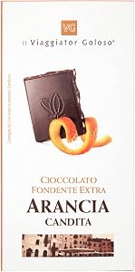 il Viaggiator Goloso Cioccolato Fondente Extra Arancia Candita 100g