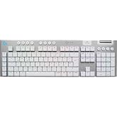 Logitech G G915 X Lightspeed Low-Profile-Kabellose Gaming-Tastatur, Double-Shot-PBT-Tastenkappen, voll programmierbare Tasten