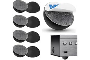 MOLZINY 8 Stück Gummifüße Selbstklebend Schwarz 30mm Silikon Halbkugel Stoßstangen Isolationsfüße Gummi rutschfeste Lautsprecher Pads Möbelpuffer Schutzpuffer Subwoofer Füße für Elektronik Schwarz